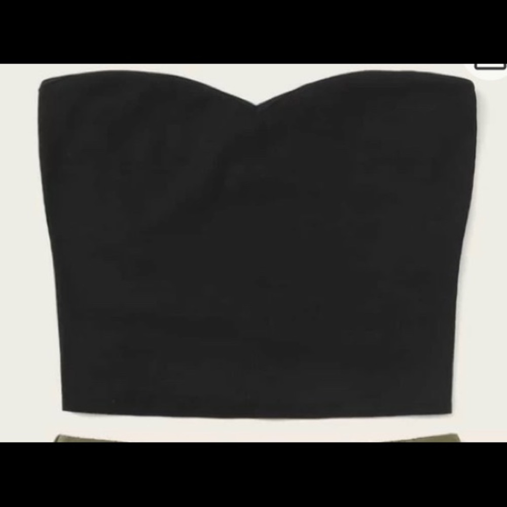 Solid tube top XS